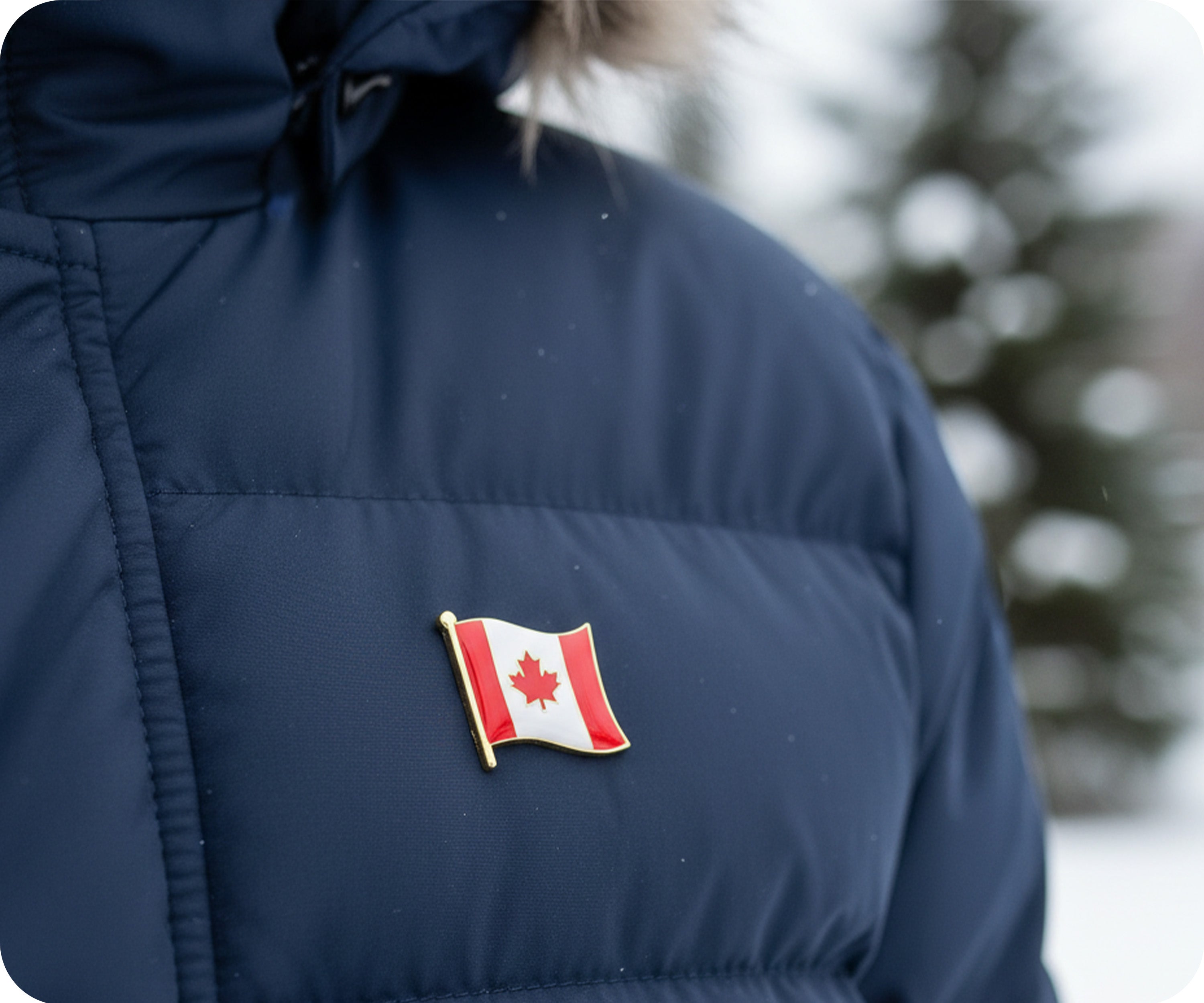 Canada Flag Pin Badge