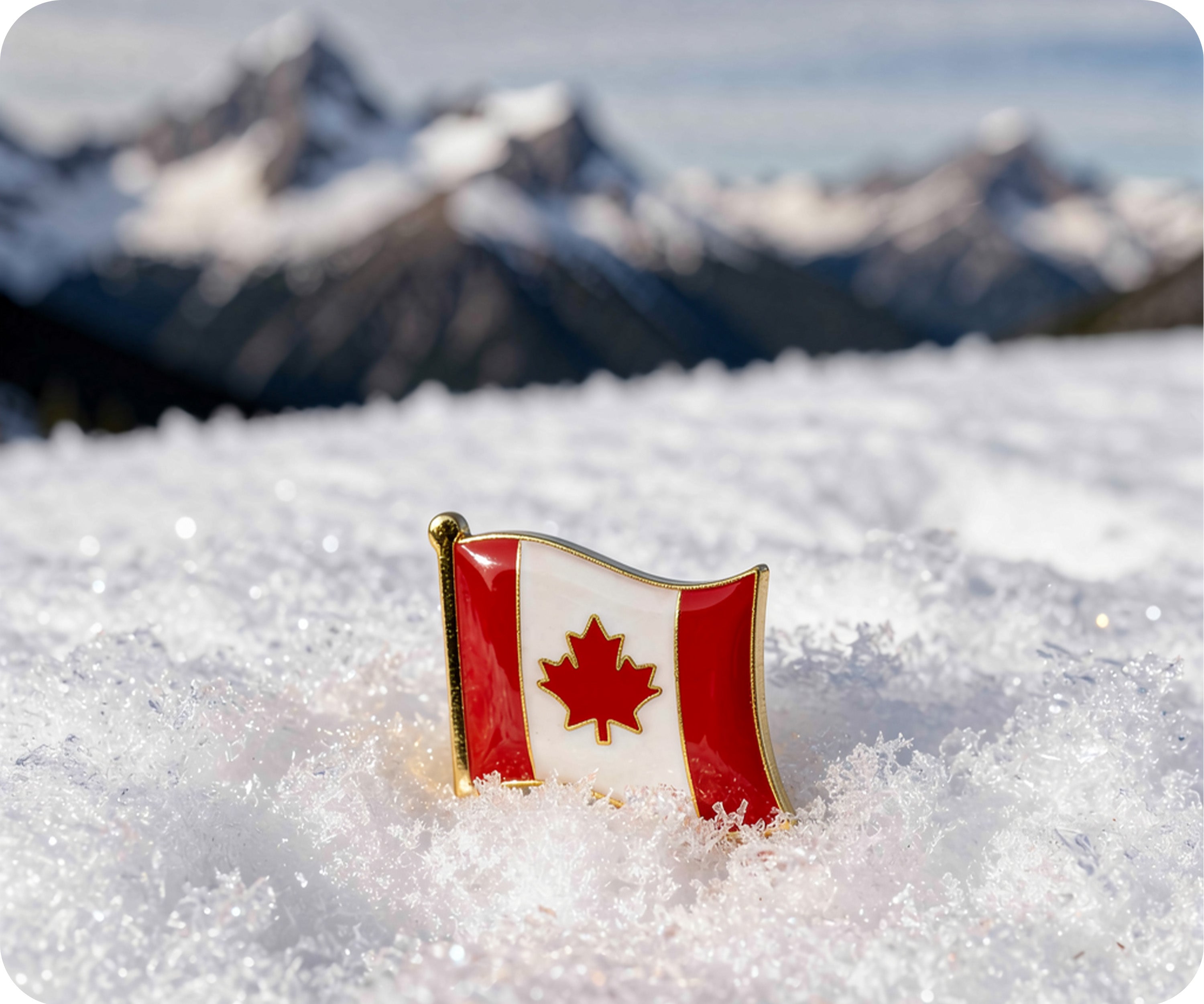 Canada Flag Pin Badge