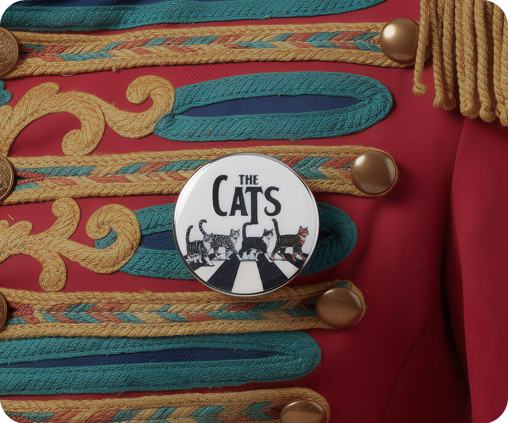 The Cats Music Crossing London Pin Badge