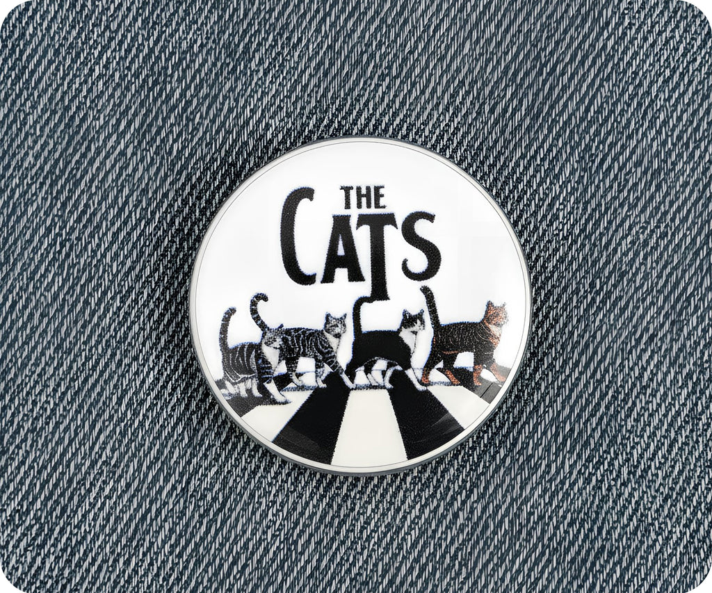 The Cats Music Crossing London Pin Badge