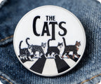 The Cats Music Crossing London Pin Badge