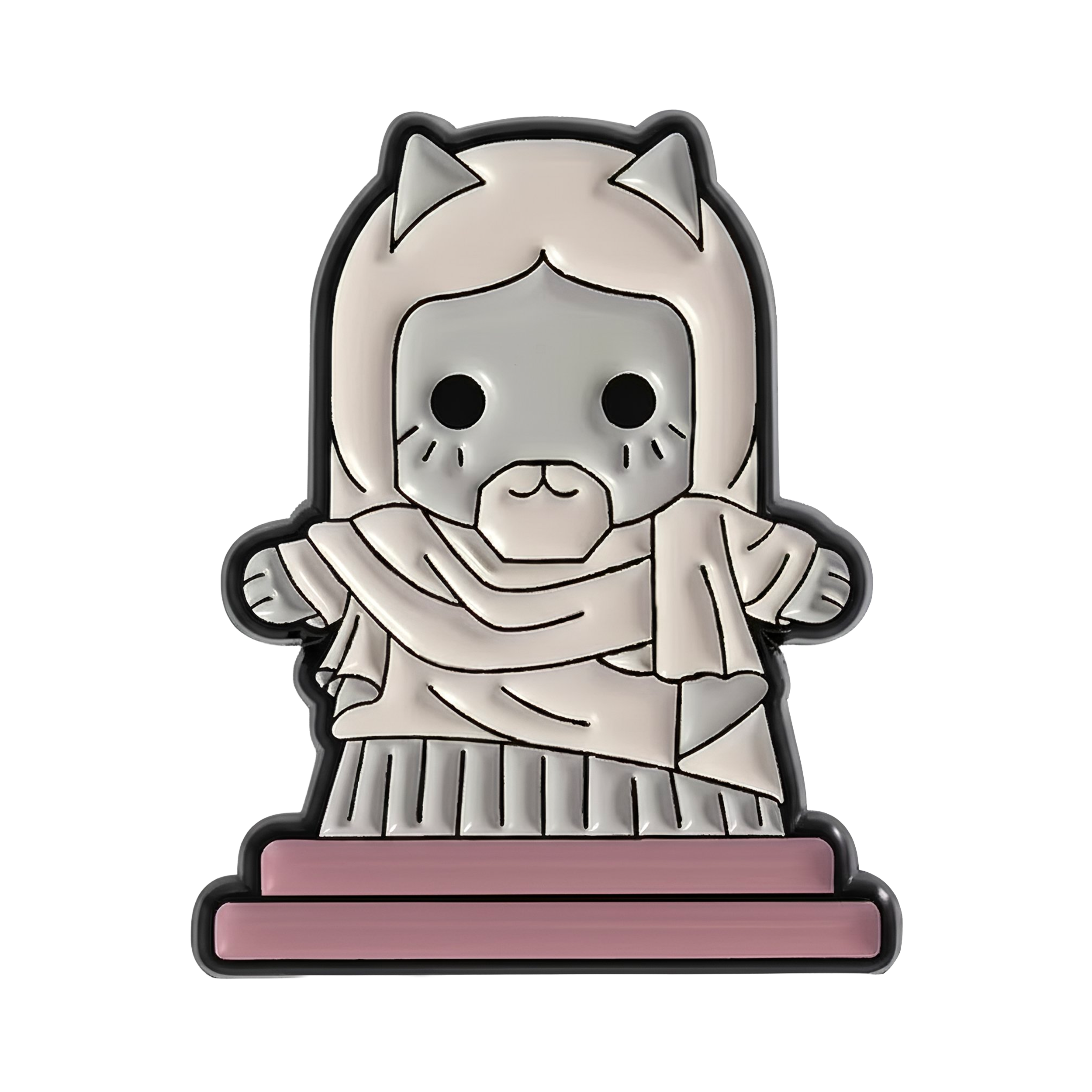 Christ the Redeemer Brazilian Cat Kitten Pin Badge