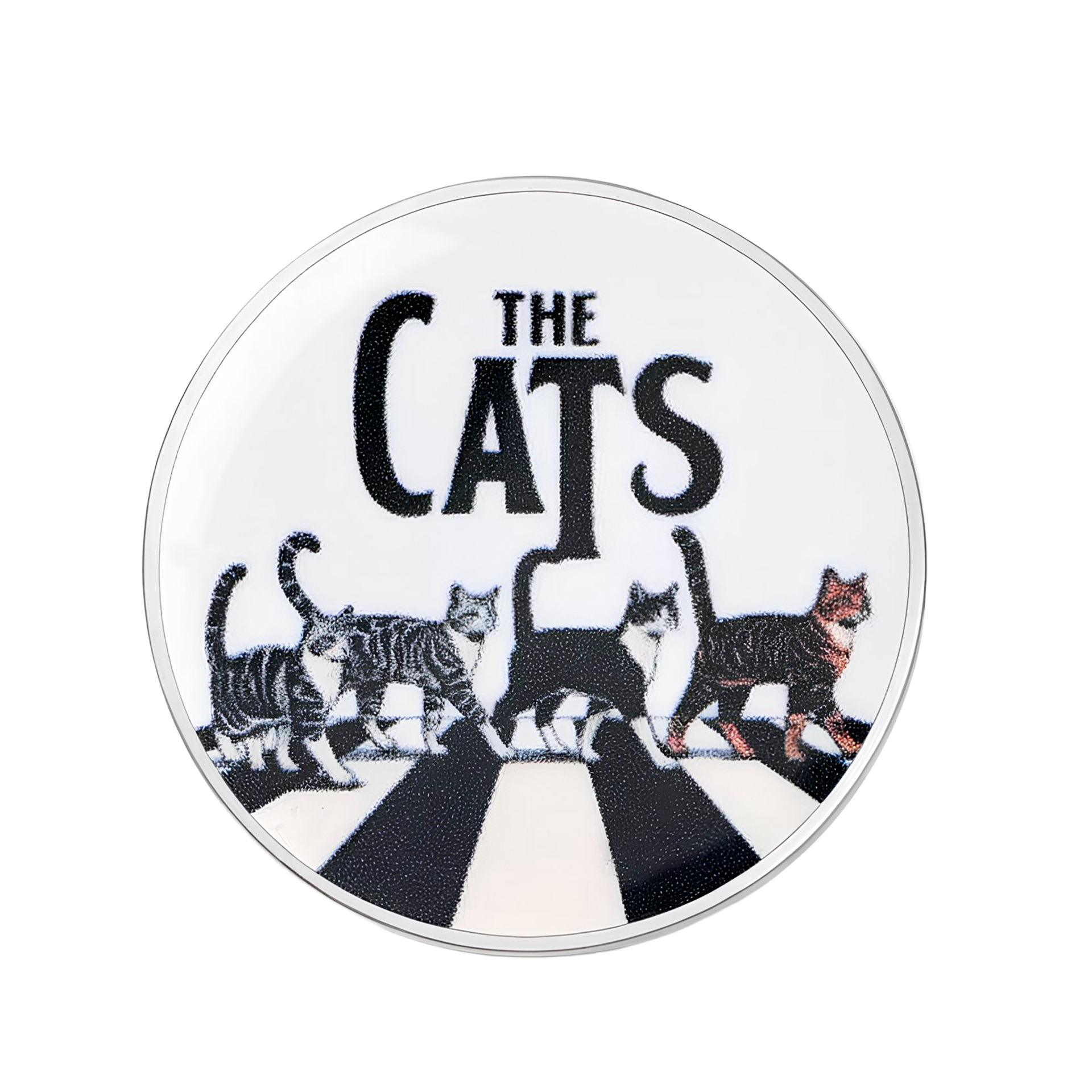 The Cats Music Crossing London Pin Badge