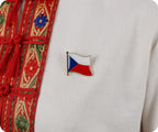 Czech Republic Flag Pin Badge