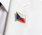 Czech Republic Flag Pin Badge