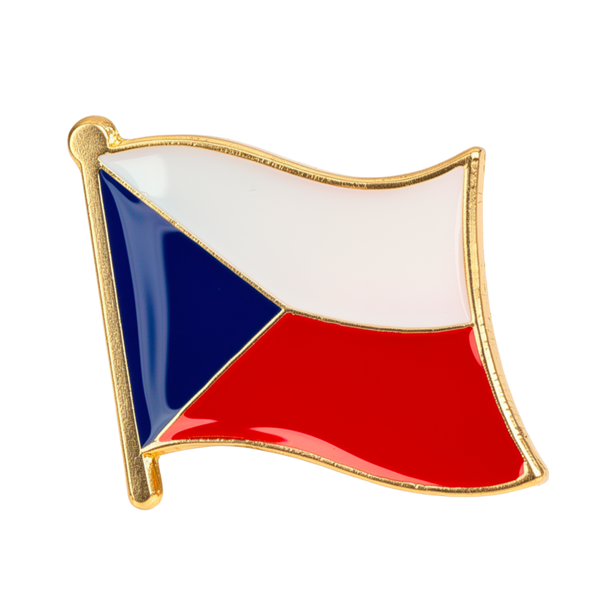 Czech Republic Flag Pin Badge Main image