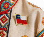Chile Flag Pin Badge