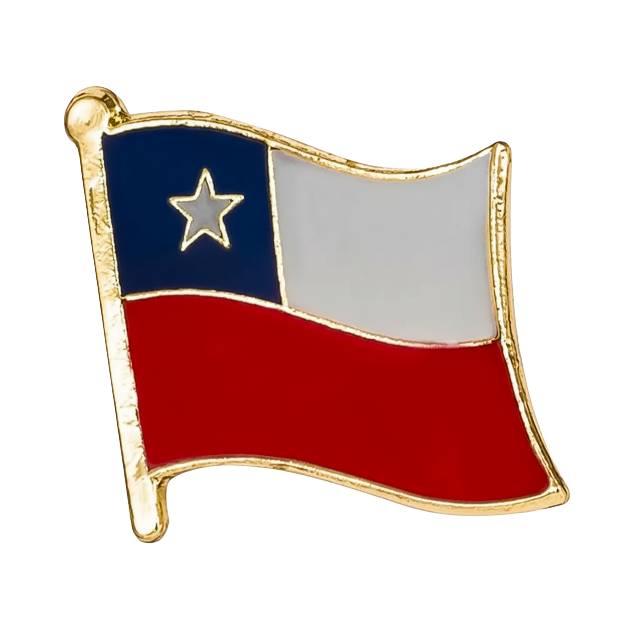 Chile Flag Pin Badge