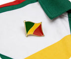 Republic Of The Congo Flag Pin Badge