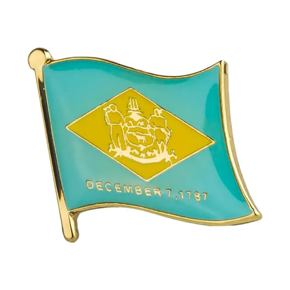 Delaware Flag Pin Badge Main image