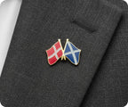 Denmark & Scotland Friendship Pin Badge