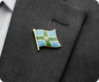 Derbyshire Regional English County Flag Pin Badge