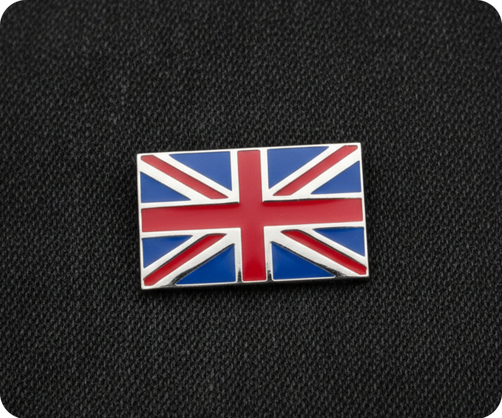 United Kingdom Union Jack Rectangle Pin Badge