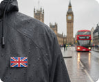 United Kingdom Union Jack Rectangle Pin Badge