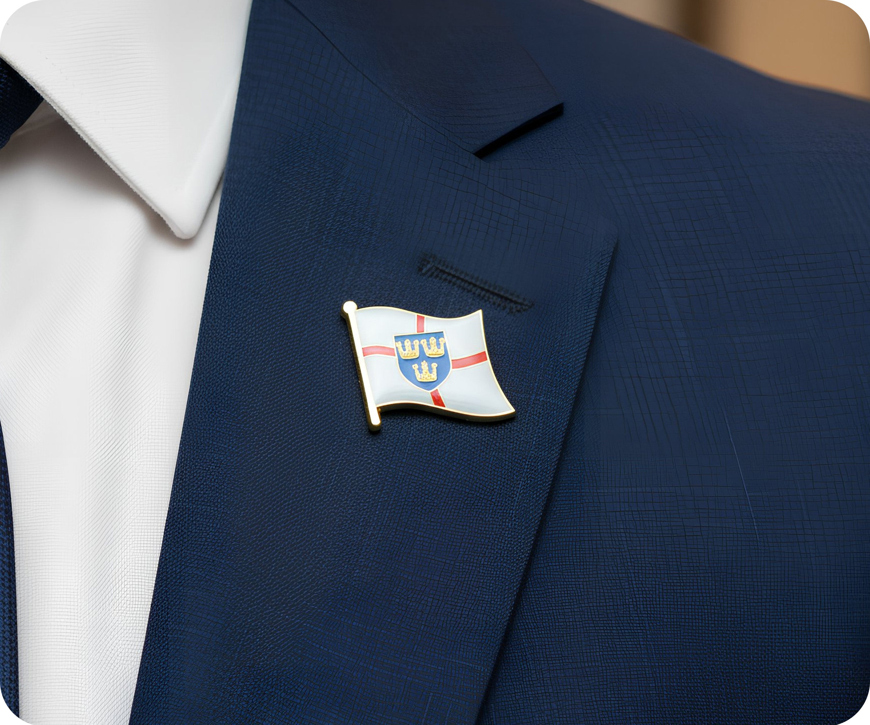 East Anglia Regional English County Flag Pin Badge Secondary image