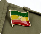 Ethiopia (Judah) Flag Pin Badge