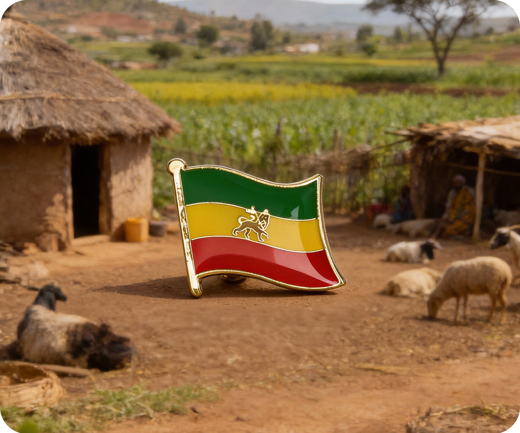 Ethiopia (Judah) Flag Pin Badge