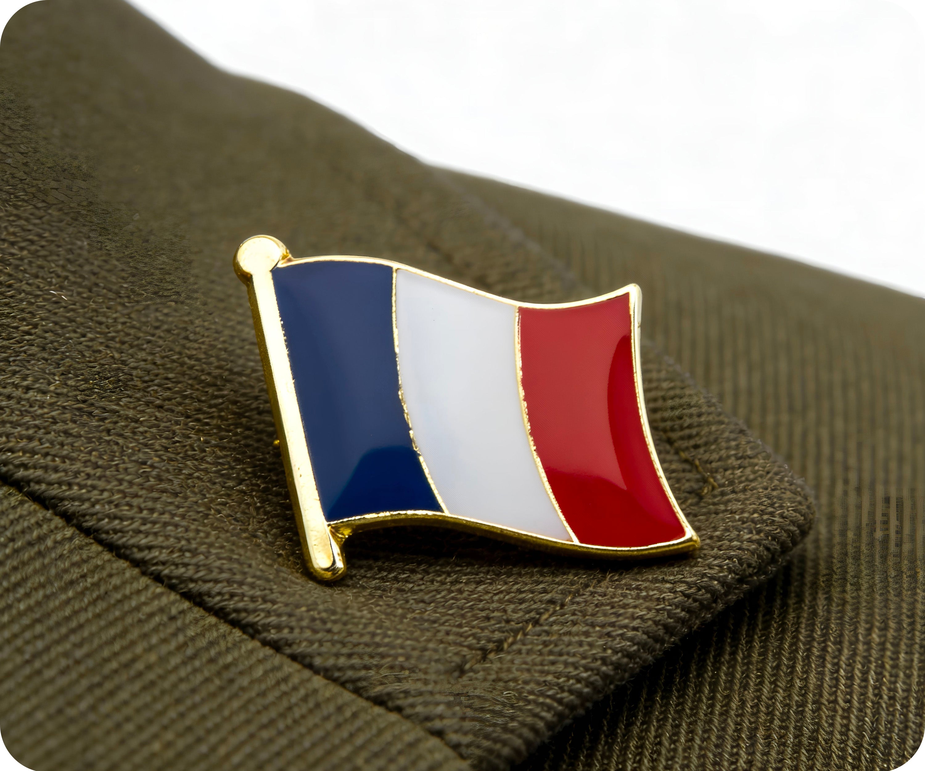 France Flag Pin Badge