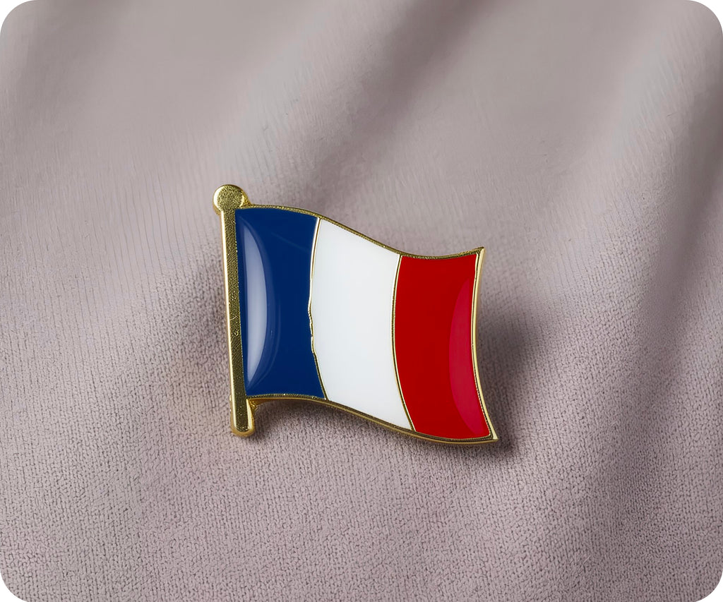 France Flag Pin Badge