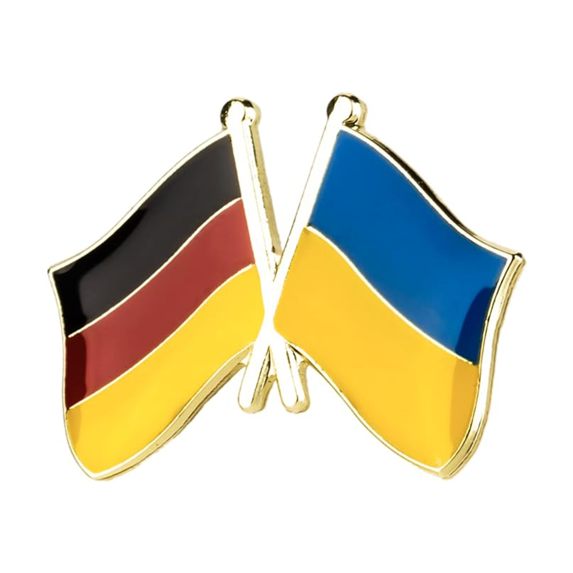 Germany & Ukraine Friendship Pin Badge Main image