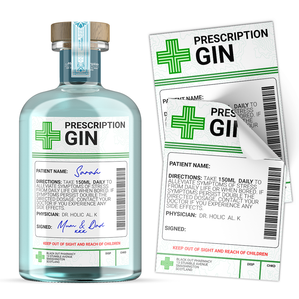 Fun Prescription Bottle Labels
