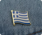 Greece Flag Pin Badge
