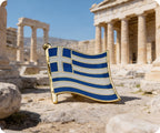 Greece Flag Pin Badge