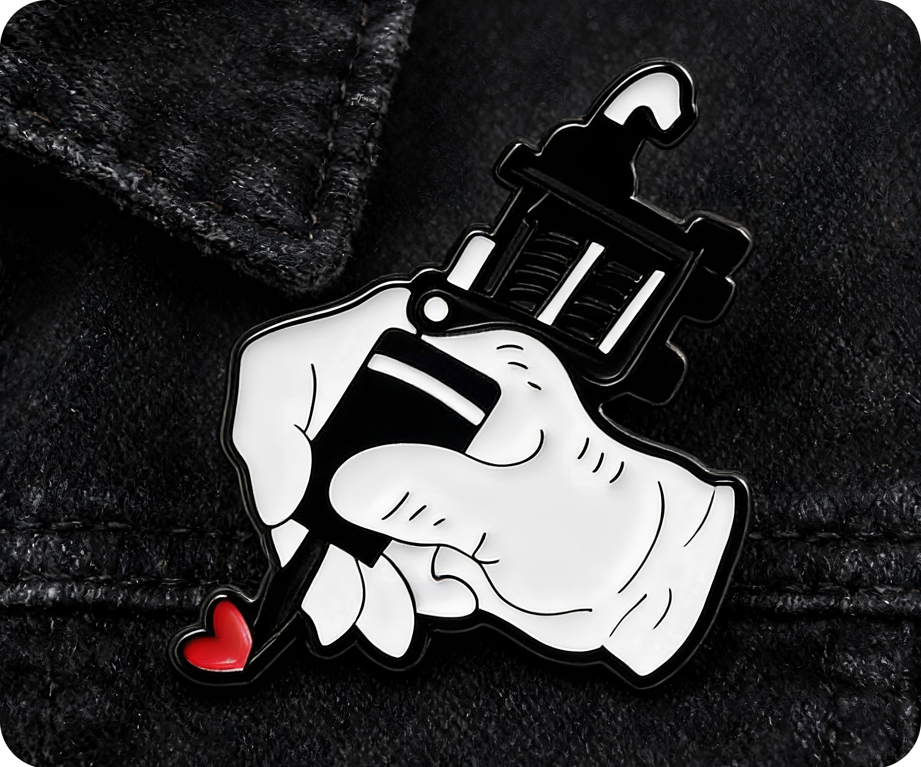 Tattoo Gun Pin Badge Secondary image