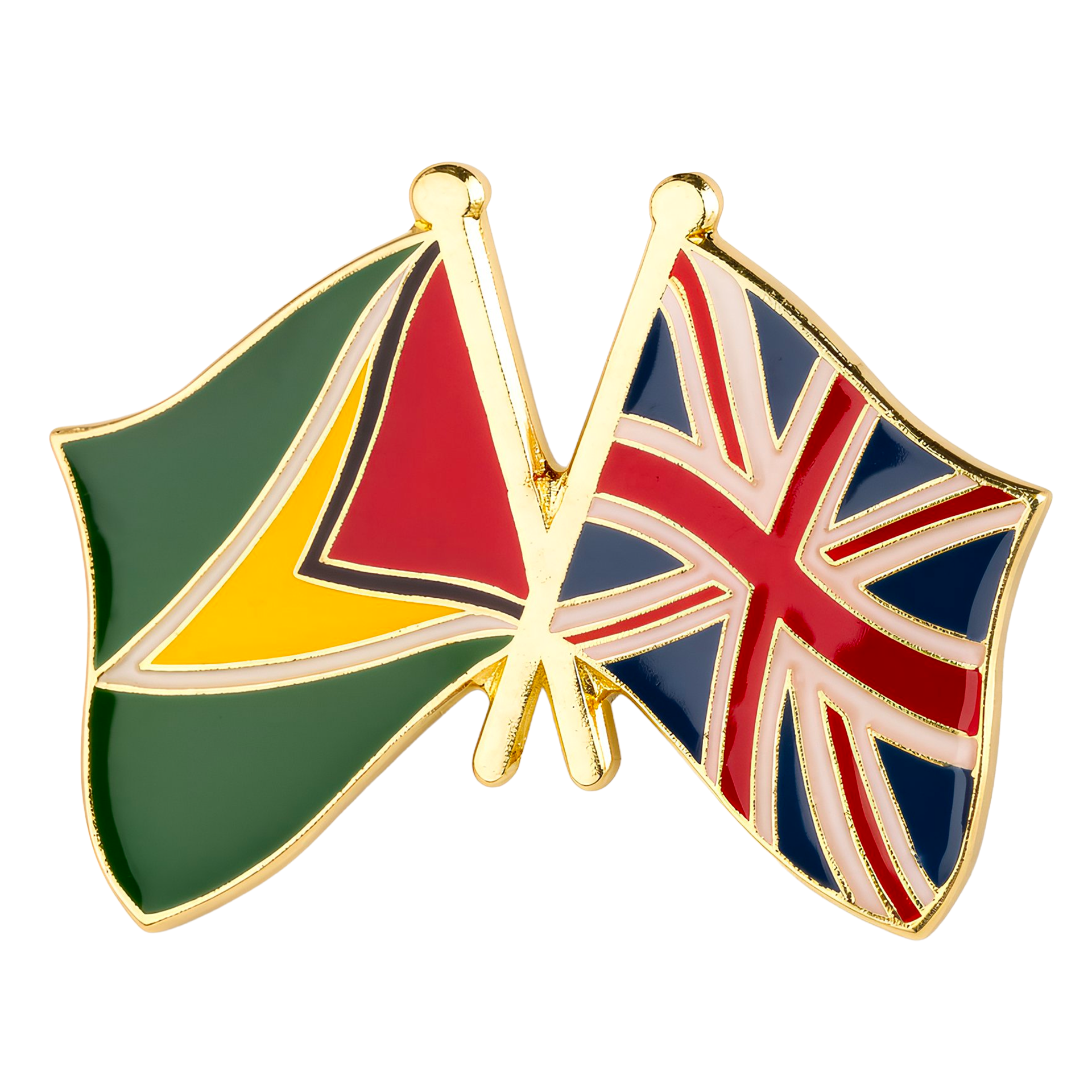 Pin de amistad de Guyana y el Reino Unido Imagen principal del producto