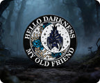 Hello Darkness My Old Friend Pin Badge