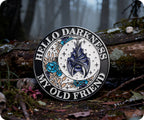 Hello Darkness My Old Friend Pin Badge