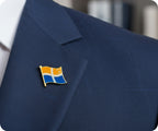 Isles Of Scilly Regional English County Flag Pin Badge