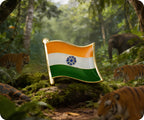 India Flag Pin Badge
