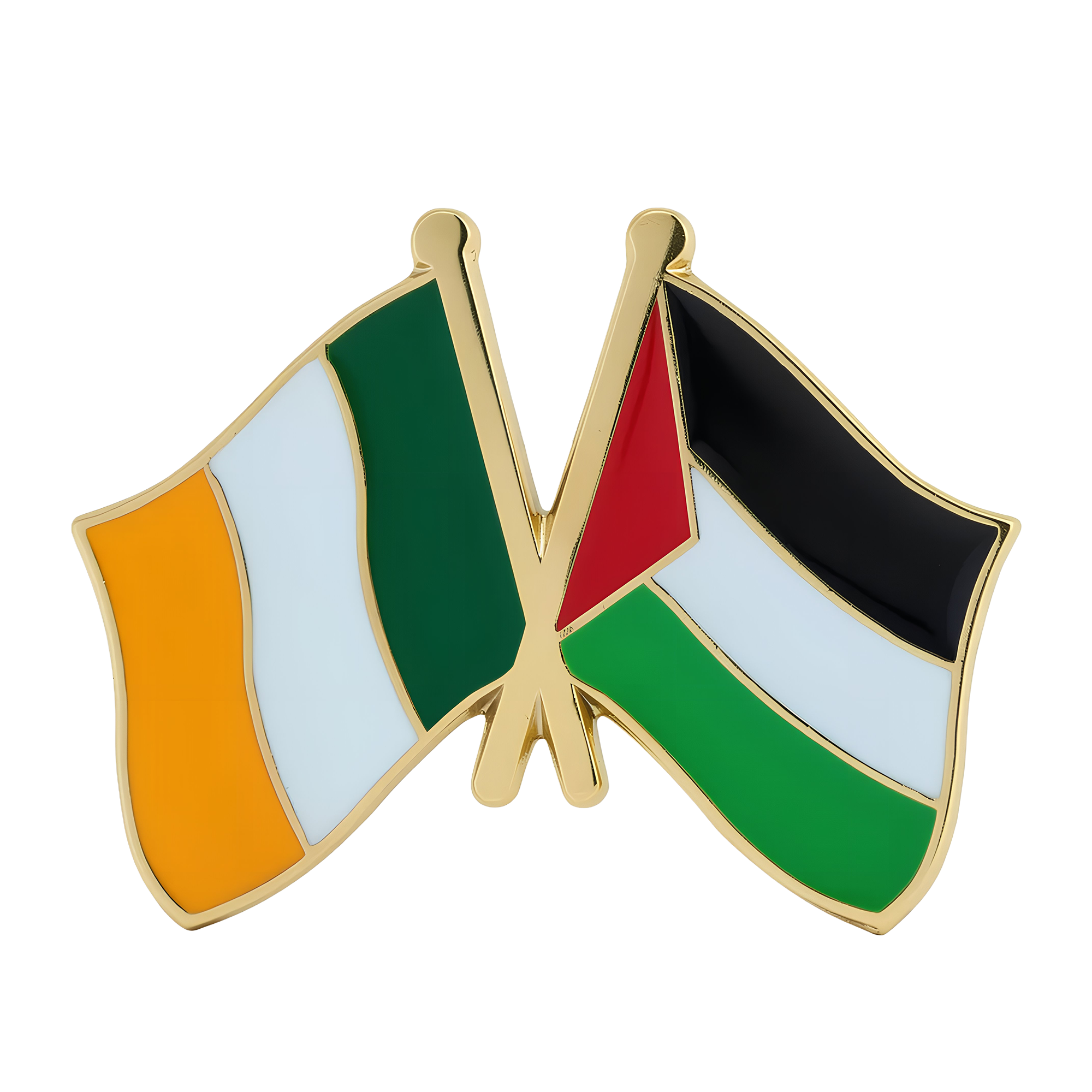 Ireland & Palestine Friendship Pin Badge