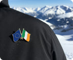 European Union & Ireland EU Friendship Pin Badge