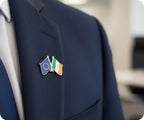 European Union & Ireland EU Friendship Pin Badge