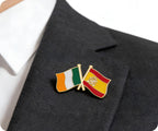 Ireland & Spain Friendship Pin Badge