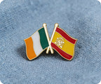 Ireland & Spain Friendship Pin Badge