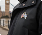United Kingdom & Israel Friendship Pin Badge