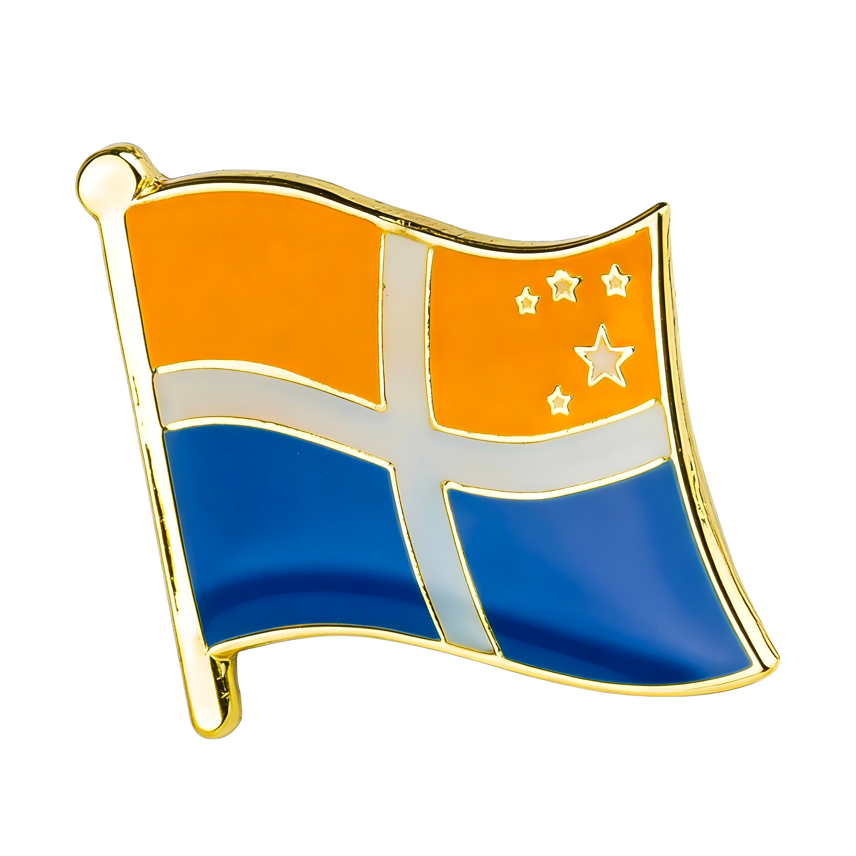 Isles Of Scilly Regional English County Flag Pin Badge
