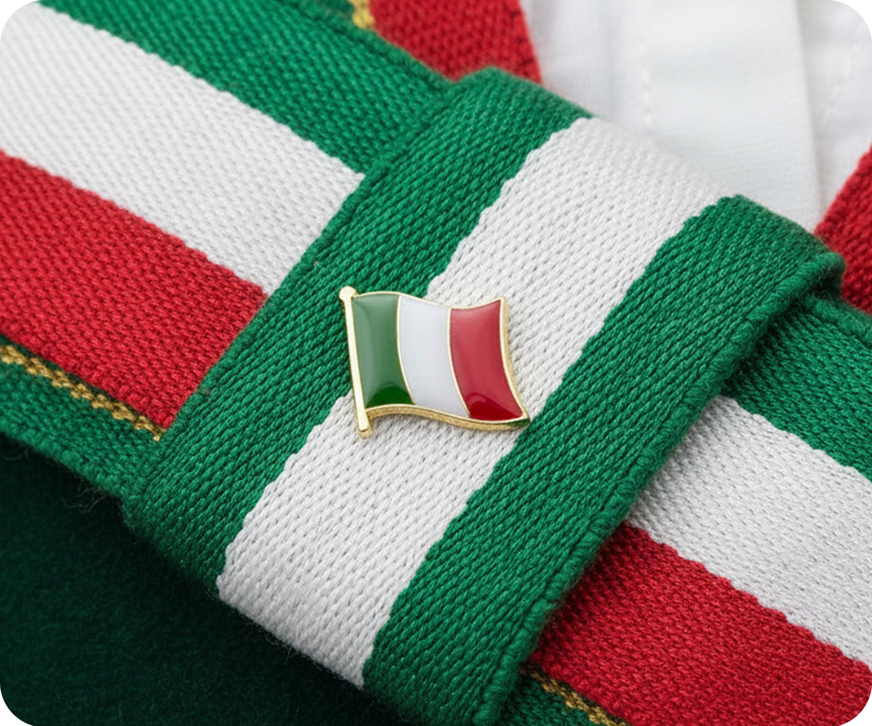 Italy Flag Pin Badge