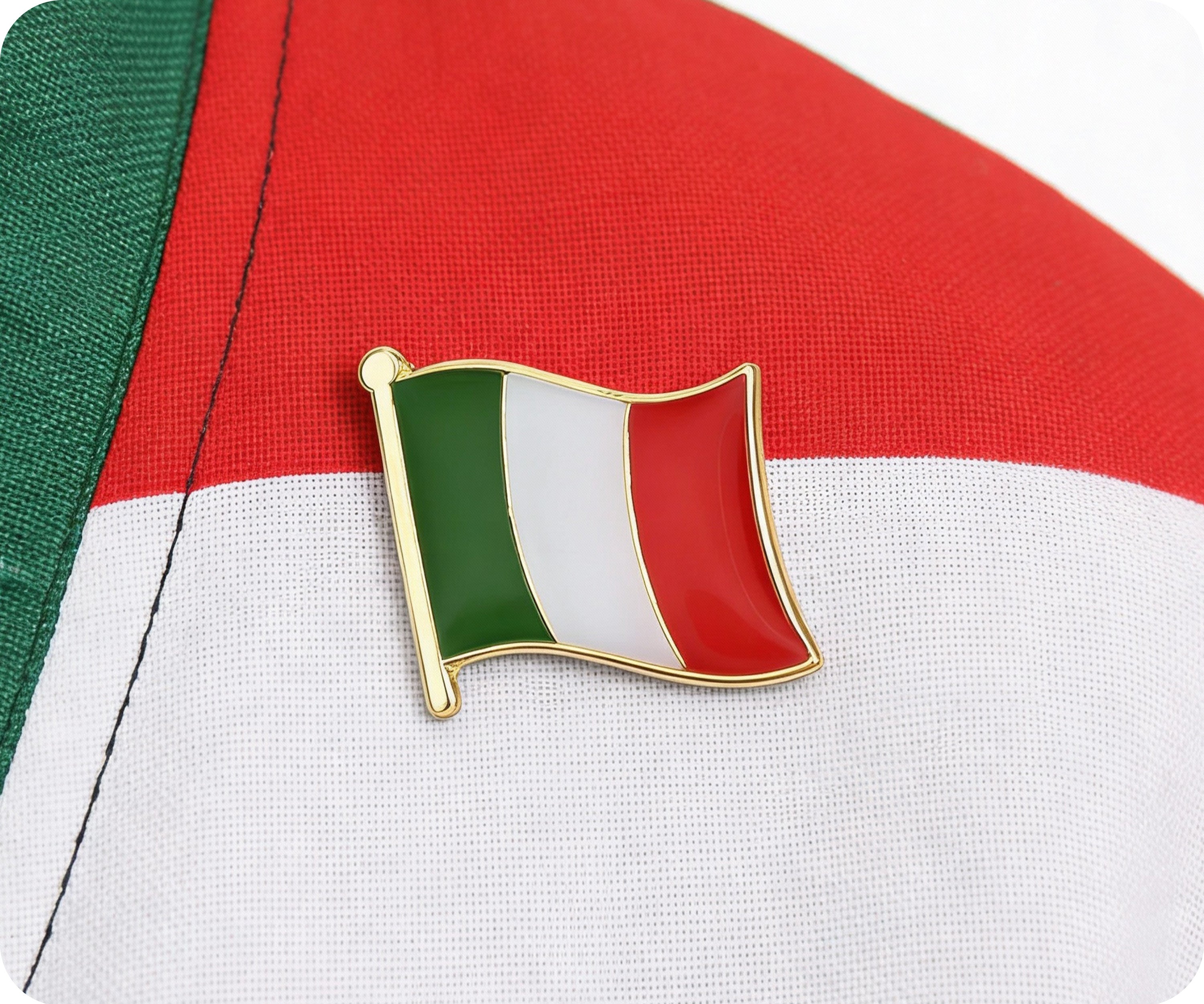 Italy Flag Pin Badge