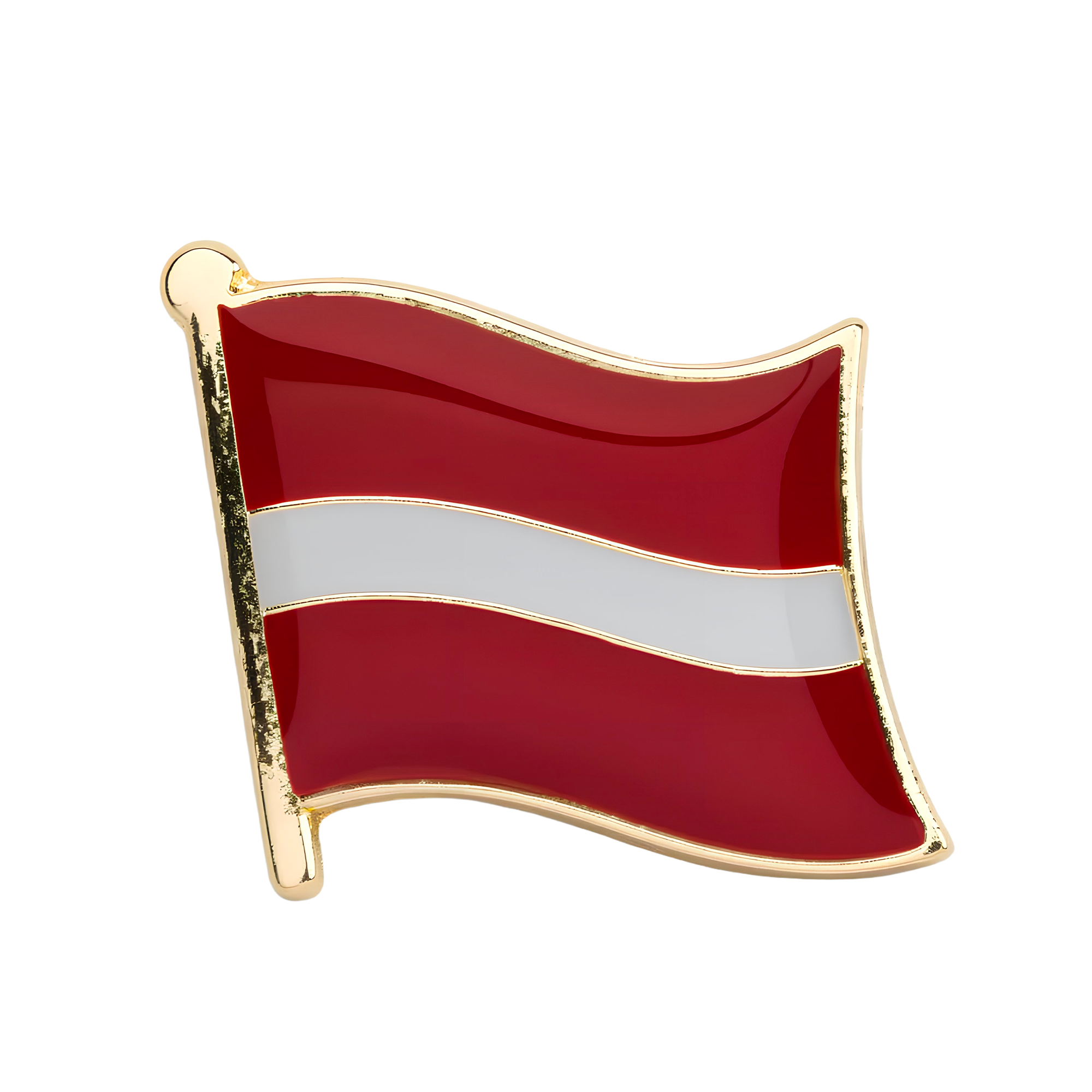 Latvia Flag Pin Badge Main image