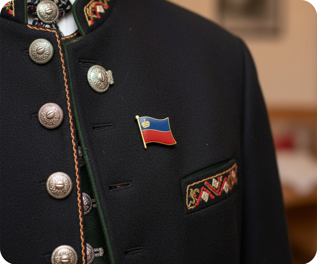 Liechtenstein Flag Pin Badge