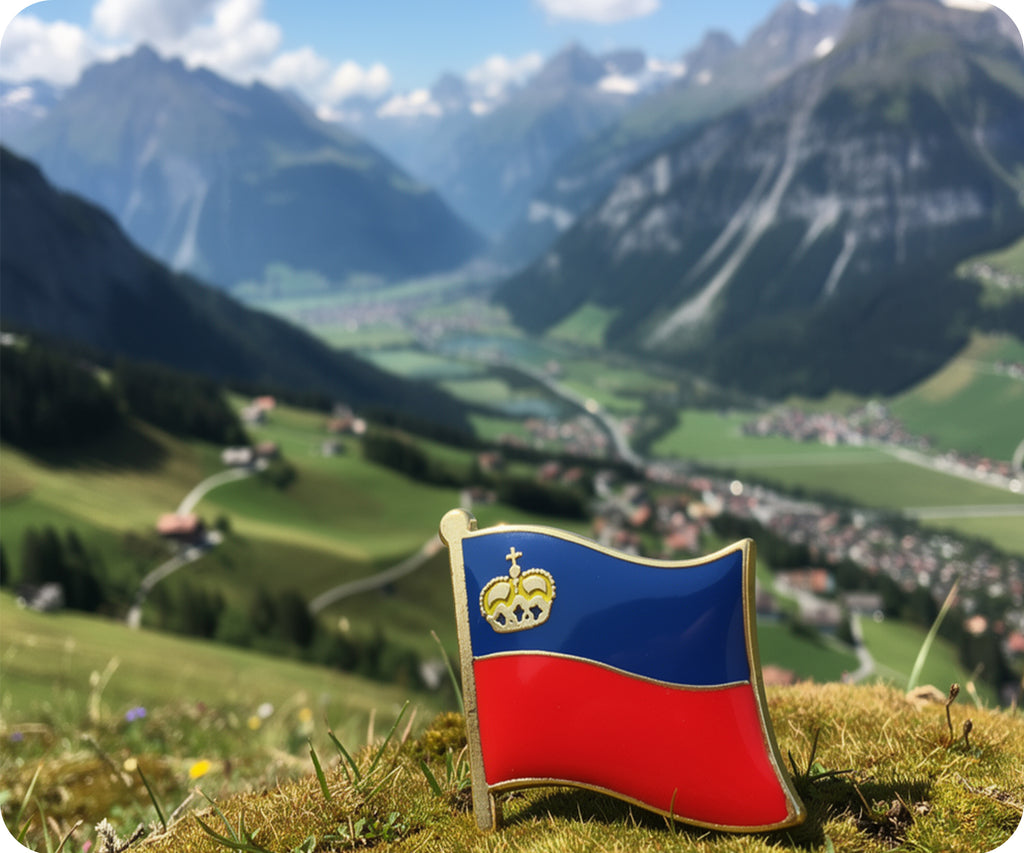 Liechtenstein Flag Pin Badge