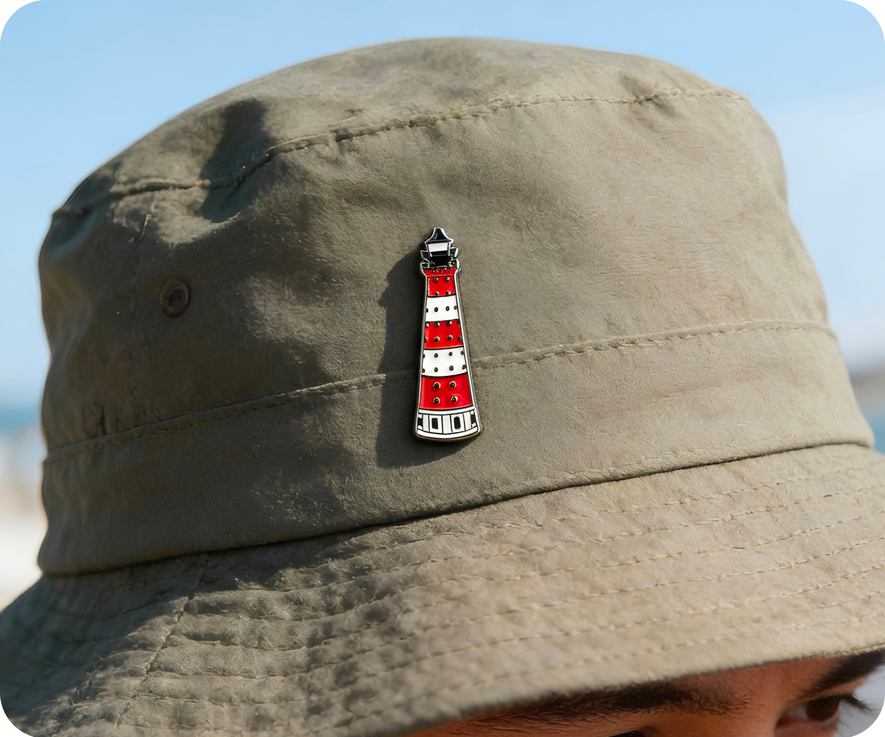 Lighthouse Pin Badge