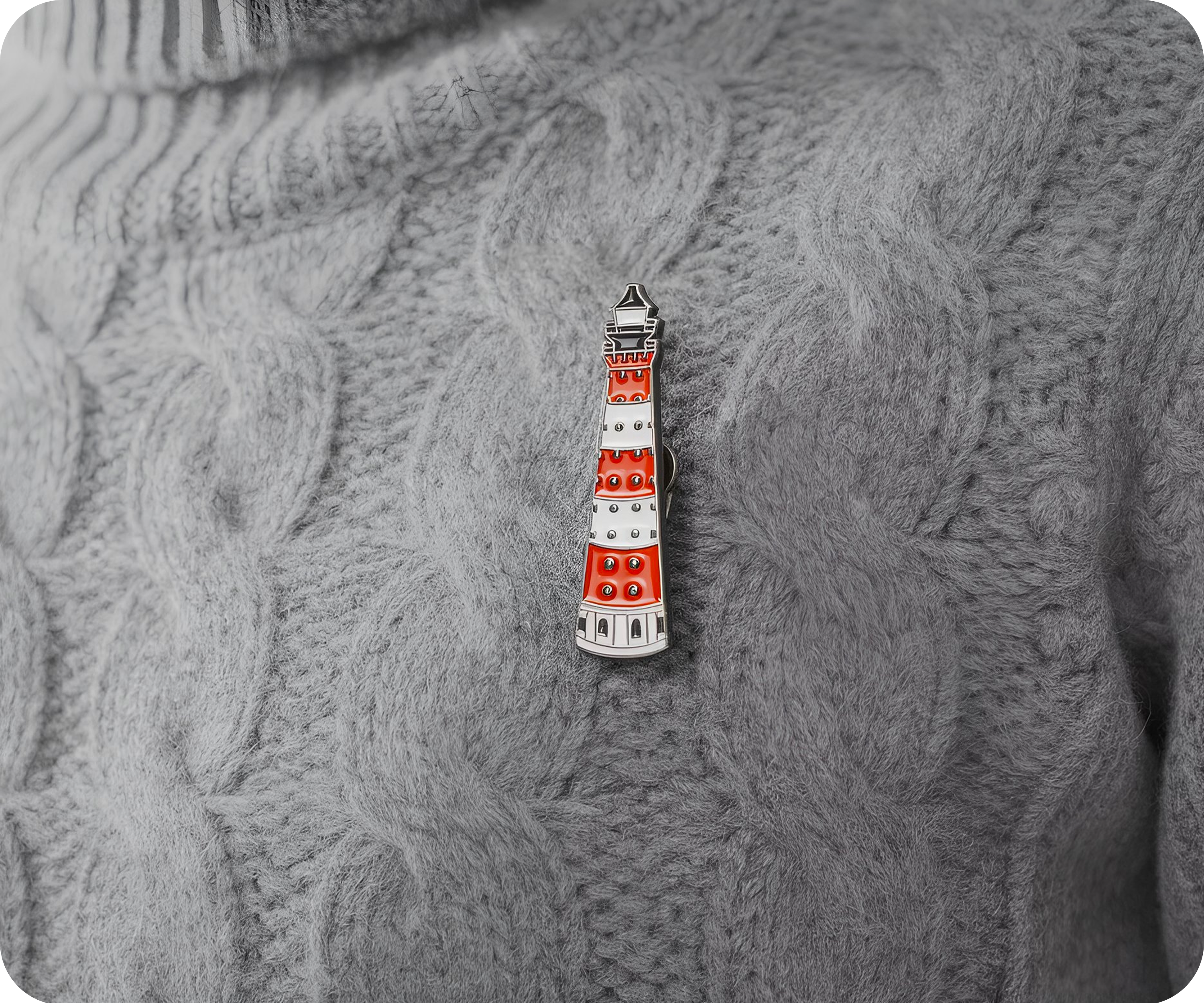 Lighthouse Pin Badge
