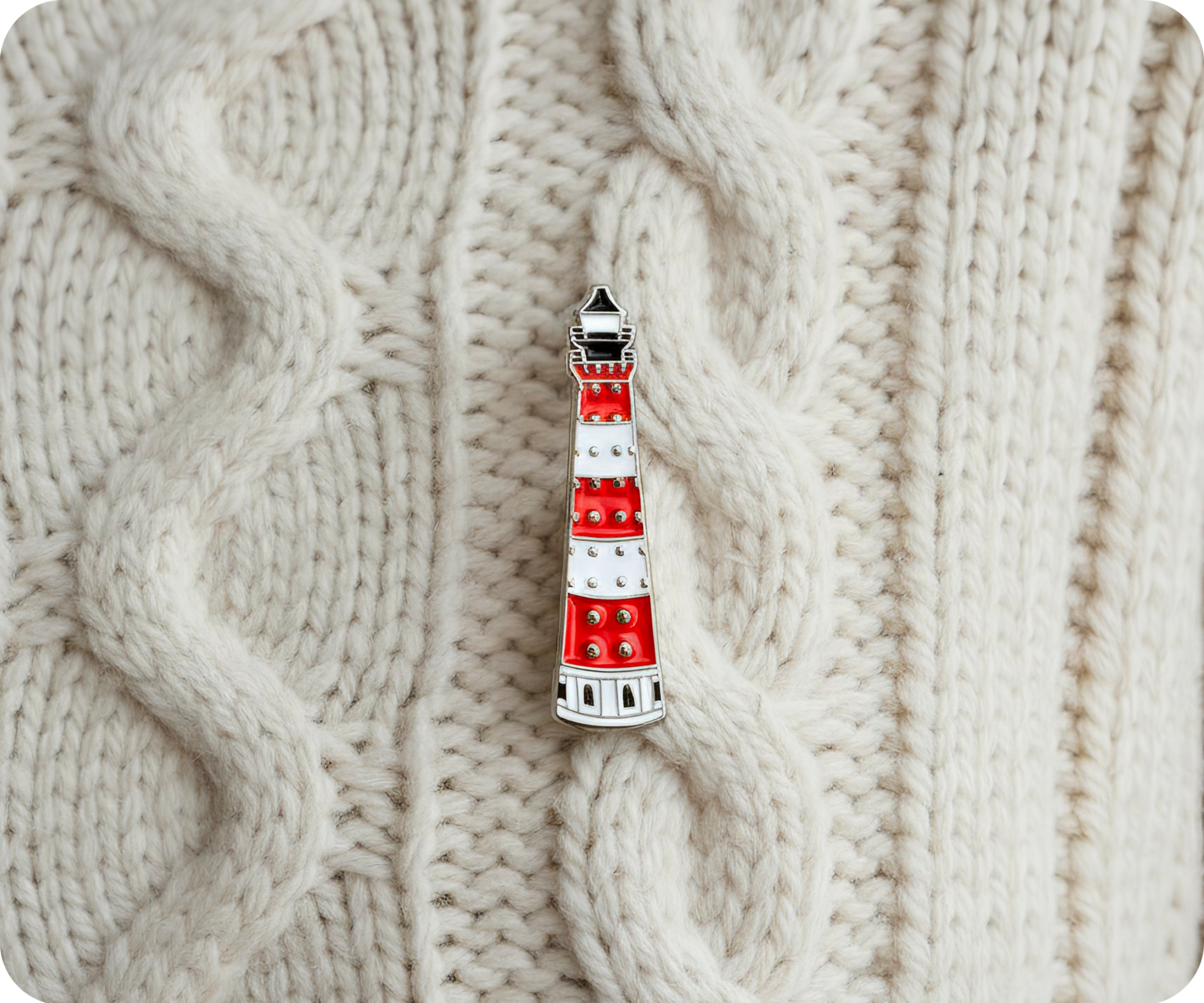Lighthouse Pin Badge