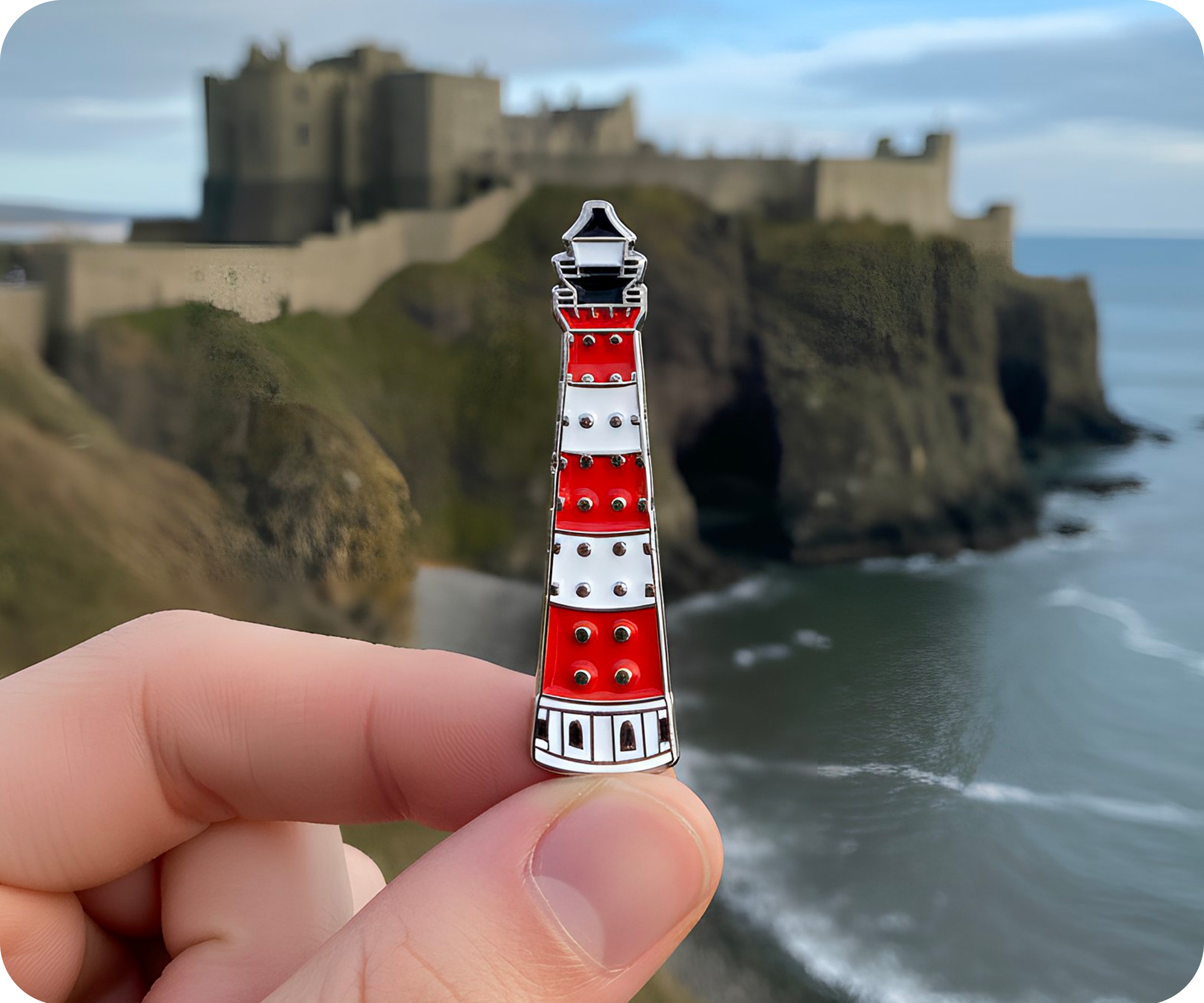 Lighthouse Pin Badge