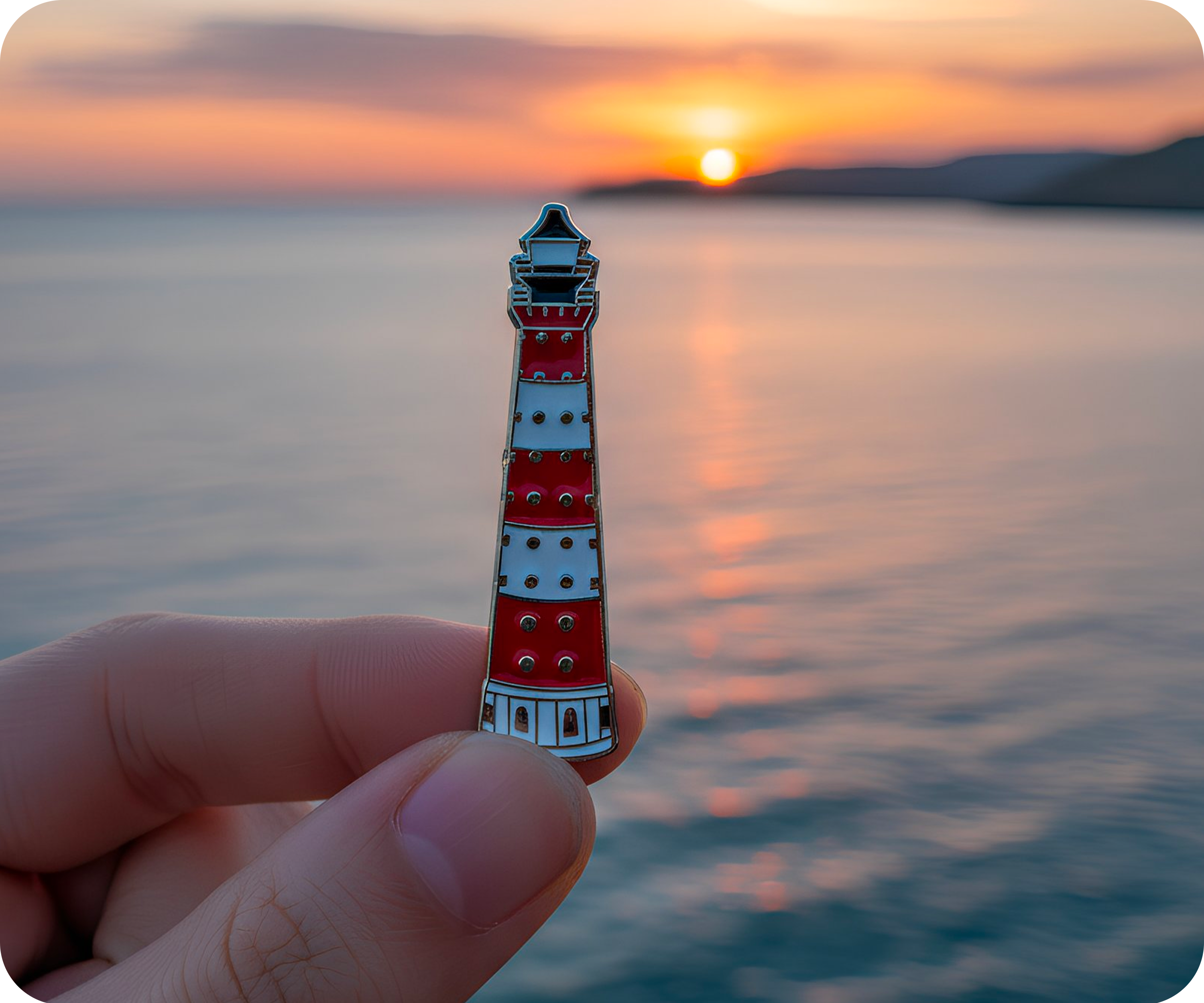 Lighthouse Pin Badge